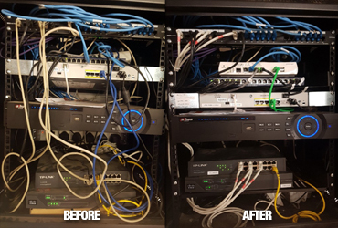 IT Services, IT Support Ayrshire - Cabinet Re-cabling