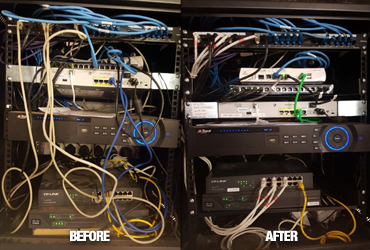 IT Services, IT Support Ayrshire - Cabinet Re-cabling